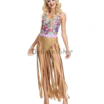Disfraces Hippie Disco Retro de Halloween para Mujer