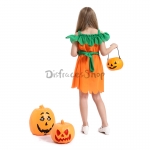 Disfraces Bruja Vestido de Calabaza de Halloween para Niñas