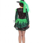 Disfraces Bruja Verde en V Profundo Vestido Sexy de Halloween