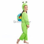 Disfraces de Caracol Mono Verde Halloween para Niños