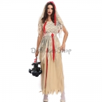 Disfraz de Novia Fantasma Zombie para Adulto