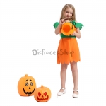 Disfraces Bruja Vestido de Calabaza de Halloween para Niñas