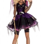 Disfraces Bruja Vestido Morado para Halloween