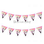 Dibujos Animados Panda Patrón Vajilla Cumpleaños Decoración