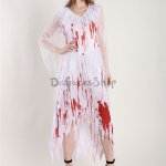 Disfraces Novia Fantasma Sangriento Vestido de Miedo de Halloween