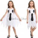 Disfraz de Esqueleto Vestido Blanco para Niñas