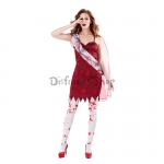 Disfraces Vampiro Sangriento Etiqueta Señorita Uniforme de Terror Halloween