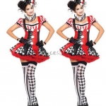 Disfraces Payaso de Circo Distribución de Halloween para Mujeres