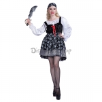 Disfraces Pirata Vestido de Halloween para Mujer
