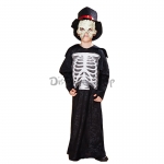 Disfraces Toga de Esqueleto Segador de Halloween para Niños