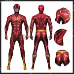 Disfraces de The Flash Barry Allen Capa Cosplay - Personalizado