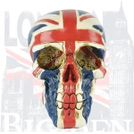 Decoraciones de Halloween Patrón de Bandera Británica Cráneo