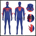 2023 Spider-Man: Across the Spider-verse Disfraz de Spiderman Traje Azul - Personalizado