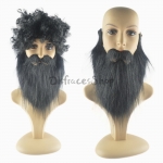 Decoraciones de Halloween Peluca de Barba Grande Aborigen