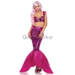 Disfraces de Princesa Sirena Vestido de Halloween para Mujer