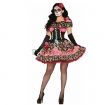 Disfraces Zombie Esqueleto Novia Vestido de Halloween