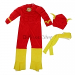 Disfraz Superhéroe Traje de Flash para Niños de Halloween