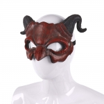 Accesorios de Halloween Máscara de Diablo Shofar de Media Cara