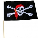 Bandera Pirata de Asta de Bandera de Accesorios de Halloween