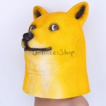 Perro Emoji Sombrero Máscara de Halloween
