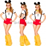 Disfraces Clásico de Mickey Sexy Traje de Halloween
