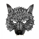 Accesorios de Halloween Máscara de Lobo 3D