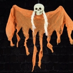 Decoraciones de Halloween Mini Fantasma Colgante Naranja