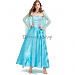 Disfraz de Princesa de Hadas Sexy Azul Claro Vestido Largo para Adulto