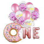 Donut Un Bebé de 1 Año Globos de Cumpleaños