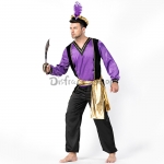 Disfraces Ropa Árabe Monarca Turca de Halloween para Hombres
