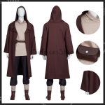 Disfraz de Cosplay de Star Wars Obi-Wan Kenobi - Personalizado