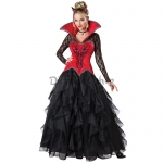 Disfraces Vampire Vestido Reina Cowhorn Demon de Halloween