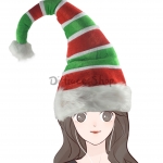 Sombrero de Rayas Decoraciones de Navidad