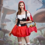 Disfraces de Caperucita Roja Pettiskirt Hada Ropa Halloween para Adultos