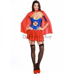 Disfraces Superman Comic Hero Estilo Mujer Halloween Sexy Mujer