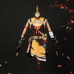 Disfraz de Genshin Impact Xiangling Cosplay con Accesorios - Personalizado