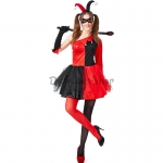 Disfraces Payaso de Harley Quinn Ropa de Halloween para Adultos