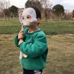 Máscara de Halloween Horror Esqueleto de Mano