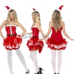 Disfraces de Navidad Vestido de Barra de Halloween para Mujer