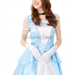 Disfraces de Blancanieves Ropa de Cenicienta Vestido de Halloween para Mujer