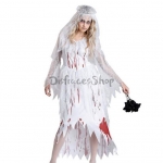 Disfraces de Zombie Vestido de Novia Zombie Hell Halloween