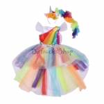 Disfraz Unicornio Arcoíris de Niña