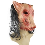 Máscara de Cabeza de Cerdo Aterradora de Decoraciones de Halloween