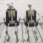 Bricolaje Imitación de Esqueleto Humano Decoraciones de Halloween