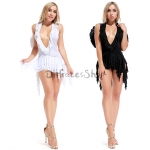 Disfraces Ángel Blanco Estilo de Halloween Sexy para Mujer