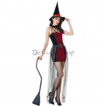 Disfraces Bruja con Vestido de Sombrero Sexy de Halloween