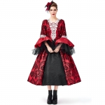 Disfraces Renacimiento Vestido de Encaje de Palacio Góticode Halloween  Mujer