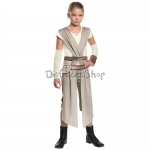 Disfraces de Cine Star Wars Rey Cosplay para Halloween para Niña
