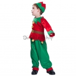 Disfraces Navideño Traje Clásico de Elfo de Halloween para Niños