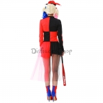 Disfraces Harley Quinn Ropa de Payaso Divertido de Halloween